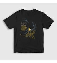 Presmono Unisex Çocuk Siyah Forest V2 Dark T-Shirt 186682tt