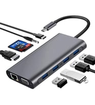 CODEGEN CDG-CNV49 USB 3.0 /HDMI /VGA /TYPE-C /RJ45 HUB