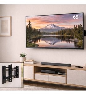 65 İnç ve 32 İnç - 65 İnç Sabit TV Askı Aparatı - LCD LED TV Uyumlu - 82-165 cm