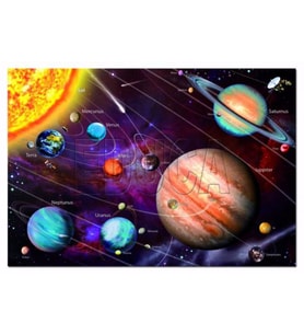 Educa 1000 Parça Puzzle Solar System Neon
