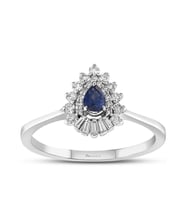 0.60 Karat Safir Pırlanta Yüzük