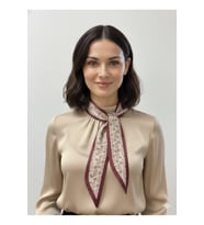 Vintage Bordo Fular Bandana – Estascarf 100x9 cm