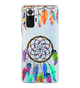 PrintiFy Xiaomi Redmi Note 10 Pro ile Uyumlu 1mm Slim Fit Nazar Boncuğu 6 Baskılı Şeffaf  Kılıf