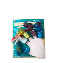 Hand Puppet Dinazor Parmak Kuklası Eğlenceli Oyuncak Seti Dinozor Parmak Kukla 5li (Çok Renkli)