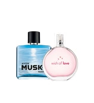 Wish Of Love Kadın Parfüm ve Musk Marine Erkek Parfüm Paketi