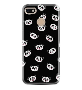 General Mobile GM8 Go GM9 GM20 Pro Plus Kılıf Desemli Silikon Panda Suratları 1773