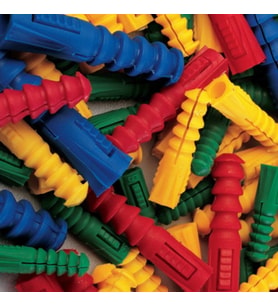 Plastik Dübel 6mm 1.Kalite 20 Adet (Yeşil)