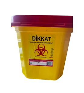 Sağlık ve Güvenlik İçin 20 Litre Tıbbi Atık Kovası