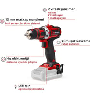 TE CD 18/40 Lİ Solo Vidalama