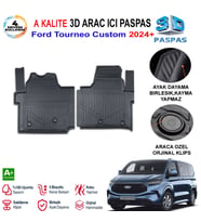 Ford Touerneo Custom 3D Paspas Havuzlu Pro 2024 Sonrası