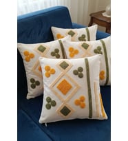 4lü Kırlent Kılıfı, Dijital Baskılı Çift Taraflı Kırlent Kılıfı 45x45cm