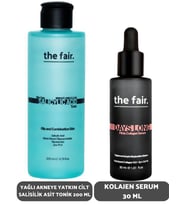 the fair. Yağlı Akneye Yatkın Cilt Salisilik Asit Tonik 200 ml ve Kolajen Serum 30 ml