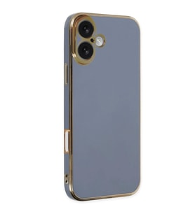 Apple iPhone 16 Kılıf Volet Silikon - Mavi
