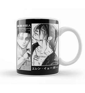 Eren Jaeger Attack On Titan Kupa Bardak Porselen