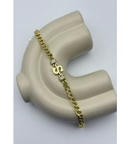 Vip Gold S Harf Taşlı Gurmet Bileklik - 26vipb41