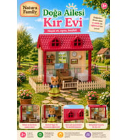 Doğa Ailesi Kır Evi Oyuncak Ev - Tavşan Ailesi Oyun Evi Tavşan Tatil Evi Sylvanian Evi