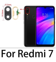 Xiaomi Redmi 7 Arka Kamera Camı Lens Yapışkanlı