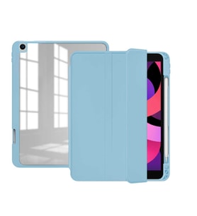 Lexroo iPad Pro 10.5 (7.Nesil) Kılıf Nort Arkası Şeffaf Standlı Kılıf - Mavi Açık