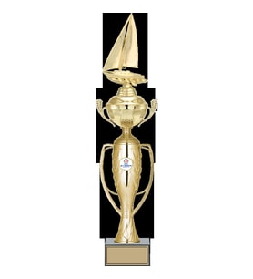 ODAK KUPA - Figürlü Kupalar - Yelken Figürlü Kupalar FG-072 B - 53 cm
