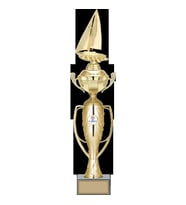 ODAK KUPA - Figürlü Kupalar - Yelken Figürlü Kupalar FG-072 B - 53 cm