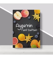 BK Gift Kişiye Özel İsimli Mutfak Tarif Defteri-4 (Beyaz)