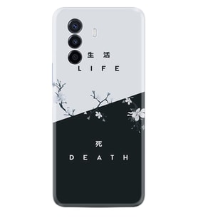 Huawei Nova Y70 Y90 Nova 9 SE  Kılıf Desemli Silikon Life and Death 1339