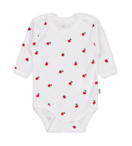 Civil Baby Uğur Böceği Empirme 0-48 Ay Çıtçıtlı Badi - Ekru