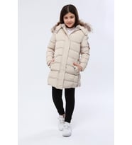 Kız Çocuk Kaban 1249 (Bej)