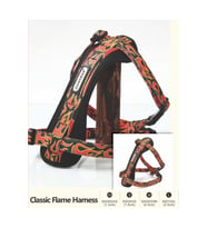 5002-H2M Neoprene Alevli Desenli Koşum Tasma 2 cm. 32 Kg.