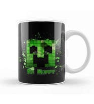 Minecraft Be Happy Creeper Kupa Bardak Porselen