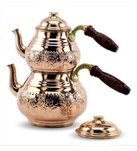 Baskı Bakır Çaydanlık 2,8 Lt