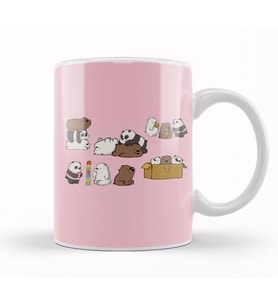 We Bare Bears Cute Kupa Bardak Porselen