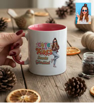 Kişiye Özel Karikatürlü Cute But Aires Koç Burcu Kupa Bardak Doğum Günü Hediyesi