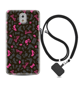 Samsung Note 3 4 5 8 9 20 Ultra 10 Lite Kılıf Boyun Askılı Silikon Barbie and Shoes 1413