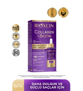 Bioxcin Collagen & Biotin Ekstra Hacim Serumu 100 Ml - Kolajen Biotin İnce Seyrek Saçlar