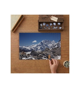 Yüksek Dağ Tasarımı 240 parça Ahşap Puzzle Ahşap Kutuda MP08067