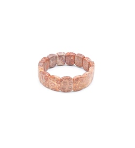 Rolex Model Oval Kesim Hakiki Doğal Mercan Bileklik 004