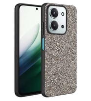 15C 4G Bright Simli Kapak - Gümüş