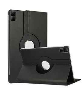 Microsonic Xiaomi Redmi Pad SE Kılıf 360 Dönerli Stand Deri Siyah (Siyah)