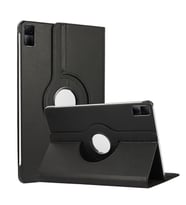 Microsonic Xiaomi Redmi Pad SE Kılıf 360 Dönerli Stand Deri Siyah (Siyah)