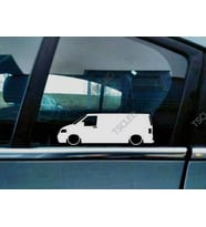 T5 Transporter panel van  Kapı Kelebek Cam Oto Sticker 17 CM 2 Adet