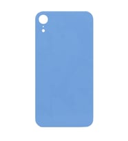 Apple iPhone XR Uyumlu, Logolu Arka Pil Batarya Kapağı. LENS HARİÇ (Mavi)