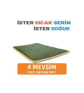4 Mevsim Kedi Köpek Minderi 60×40 Serinletici Isı Yalıtımlı Kaymaz Yatak