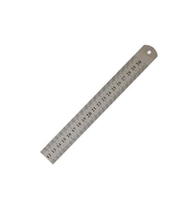 Çift Taraflı Çelik Cetvel 300x25 mm, Hassas Ölçüm Aracı