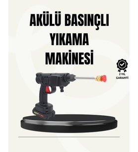 TEK BATARYALI 48V Şarjlı Basınçlı Yıkama Makinesi