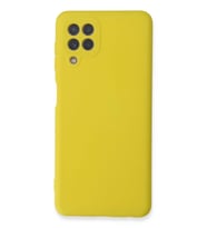 Durukar® Samsung Galaxy A22 Kılıf Nano içi Kadife Silikon - Sarı