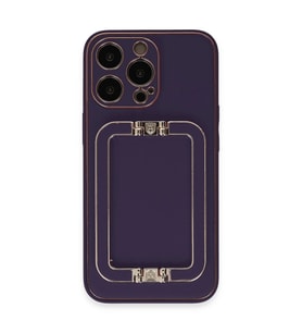 Apple İphone 14 Pro Max Kılıf Coco Elit Kapak - Derin Mor