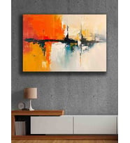 Koç stüdyo Modern tasarım kanvas tablo 50x70 (Çok Renkli)