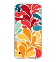 PrintiFy Samsung Galaxy A10 ile Uyumlu Retro Color 5  Kamera Korumalı Şeffaf  Kılıf