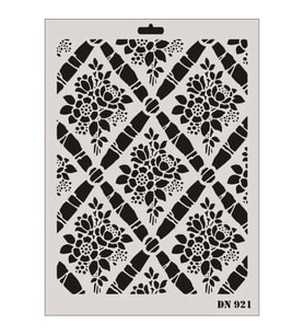 Dantel Seri Dn-921 Stencil 35X25 Cm